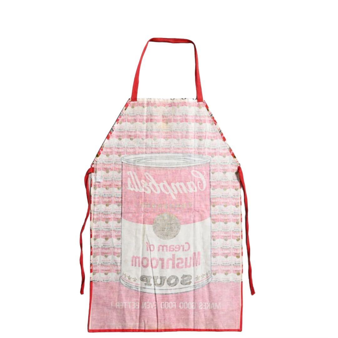 ビンテージ1980’sデッドストック!キャンベルスープ総柄プリントエプロン