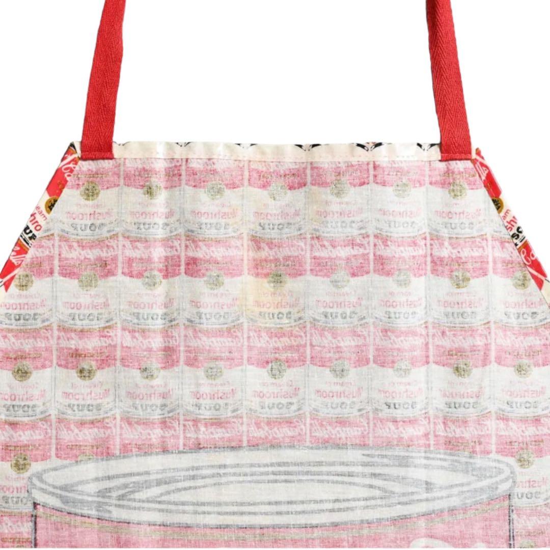 ビンテージ1980’sデッドストック!キャンベルスープ総柄プリントエプロン