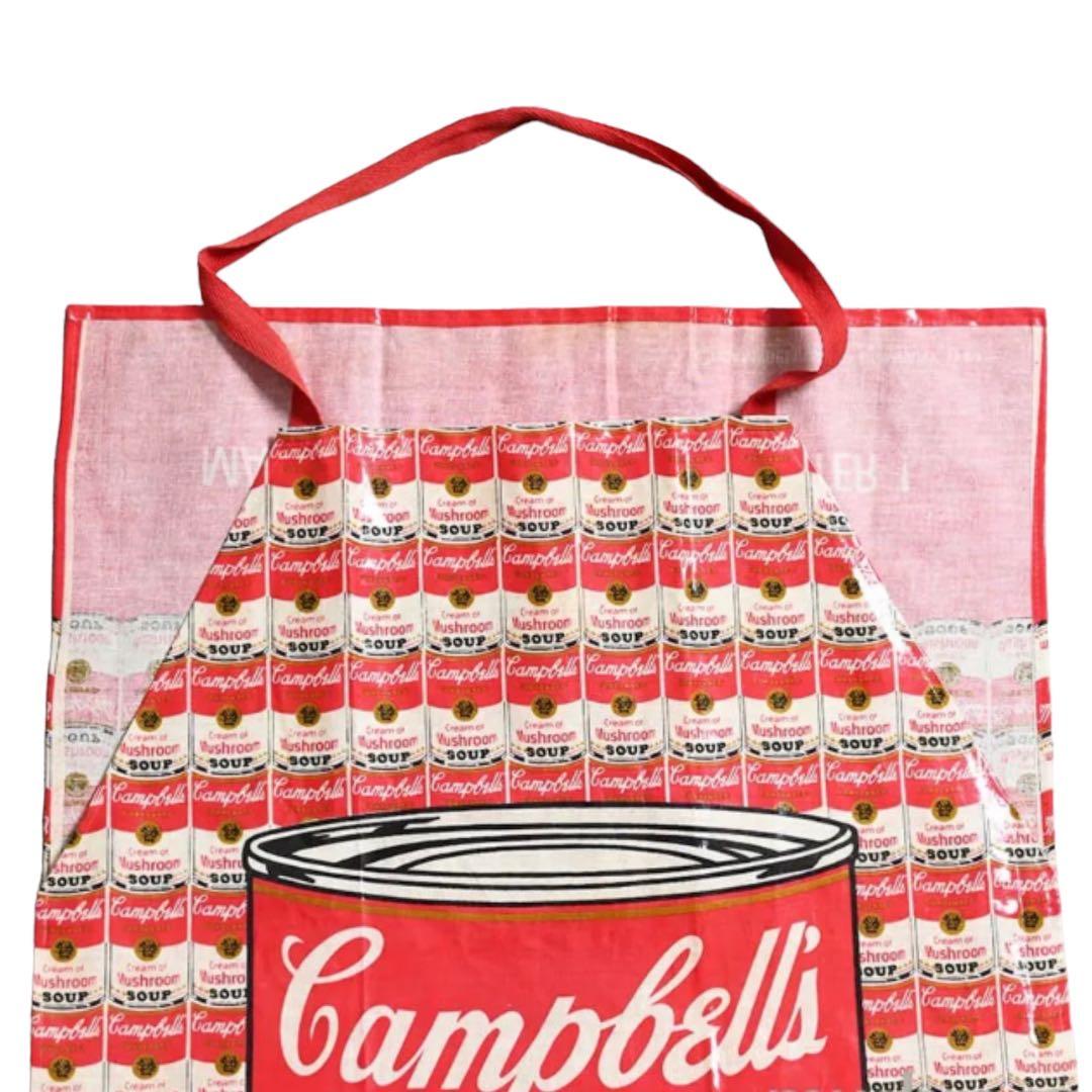 ビンテージ1980’sデッドストック!キャンベルスープ総柄プリントエプロン