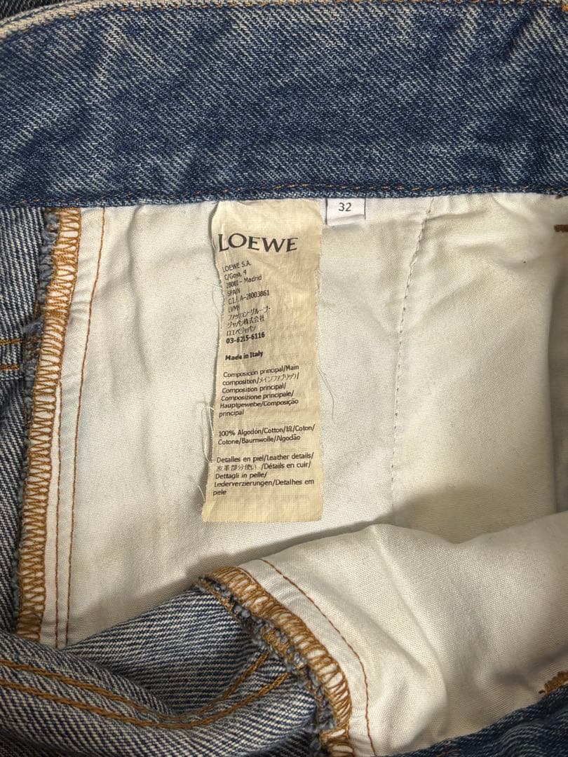 【美品】LOEWE ロエベ　アナグラムデニム　サイズ32
