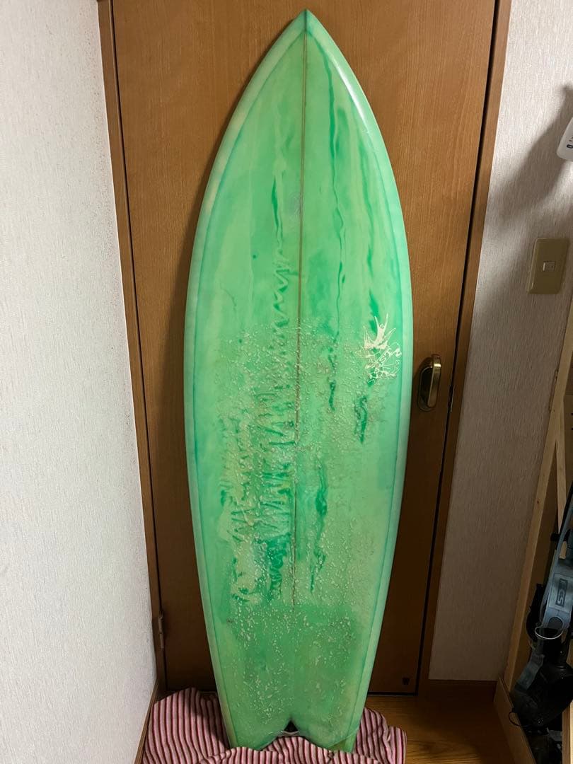 サーフボード　ツイン　フィッシュ　5.8 201/2 23/8 twin