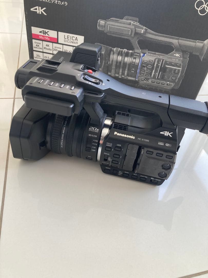 PanasonicパナソニックHC-X1000 4K 業務用ビデオカメラ本体