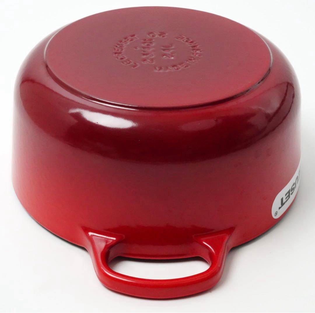 LE CREUSET　シグニチャー ココット ロンド チェリーレッド　20cm