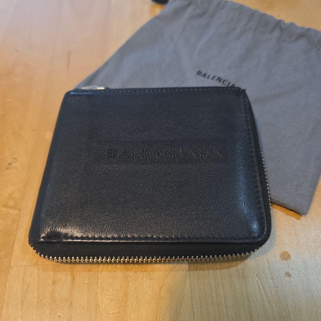 BALENCIAGA　バレンシアガ　ラウンドジップ　二つ折り　ウォレット