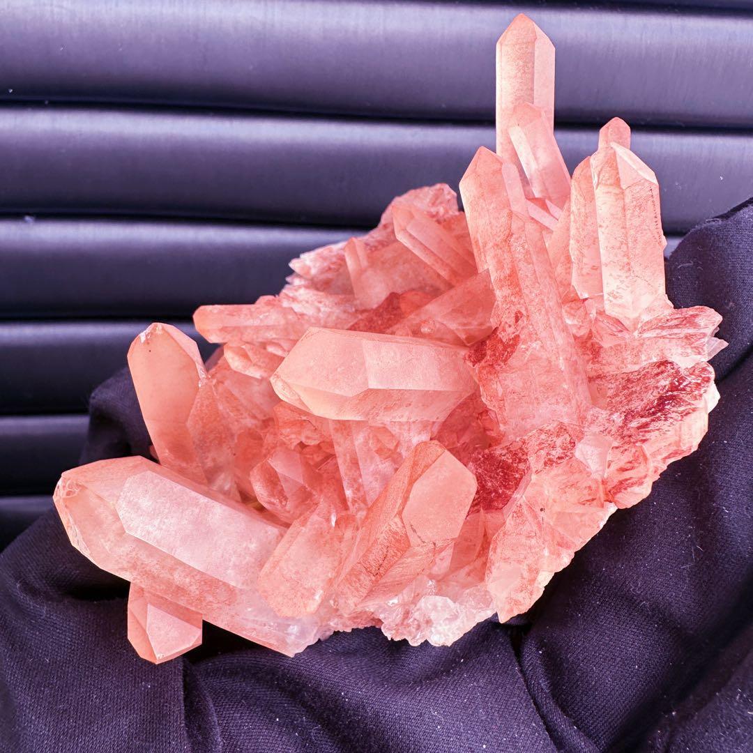 爆レア❗️浄化❗️超綺麗♡超強いパワー ピンク ヒマラヤ クラスター天然石A1541