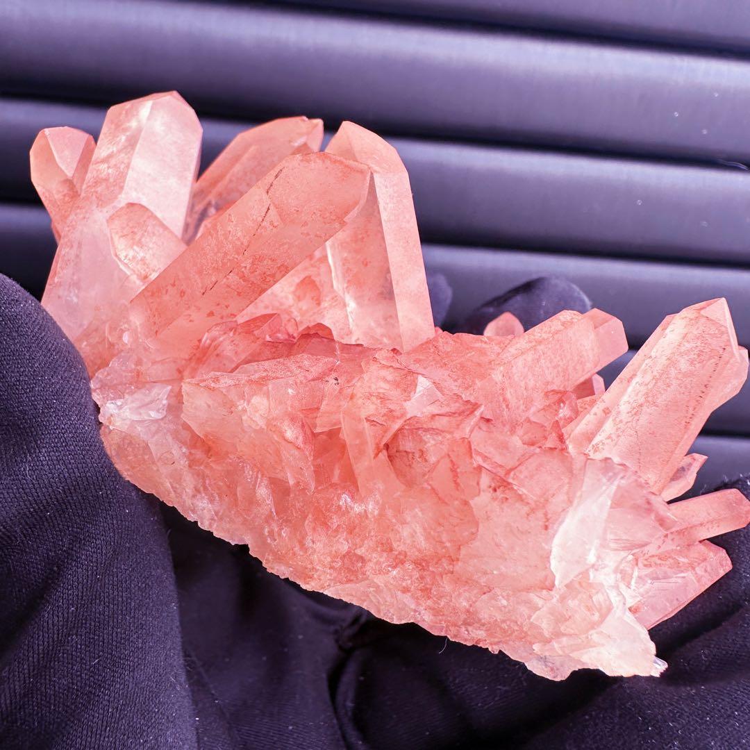 爆レア❗️浄化❗️超綺麗♡超強いパワー ピンク ヒマラヤ クラスター天然石A1541