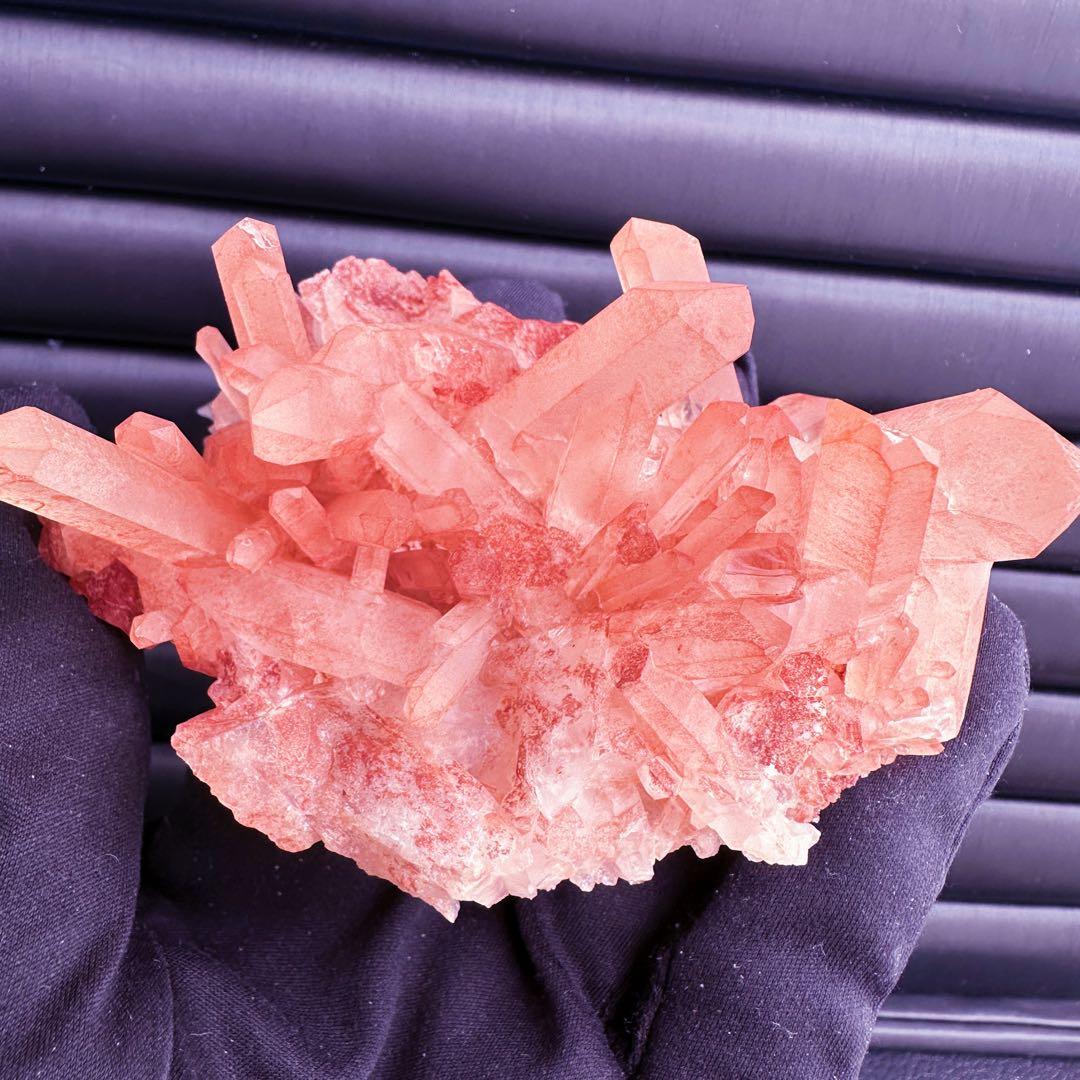 爆レア❗️浄化❗️超綺麗♡超強いパワー ピンク ヒマラヤ クラスター天然石A1541