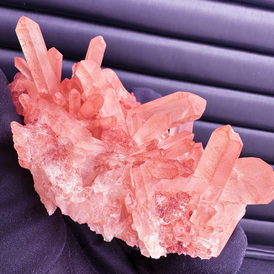 爆レア❗️浄化❗️超綺麗♡超強いパワー ピンク ヒマラヤ クラスター天然石A1541