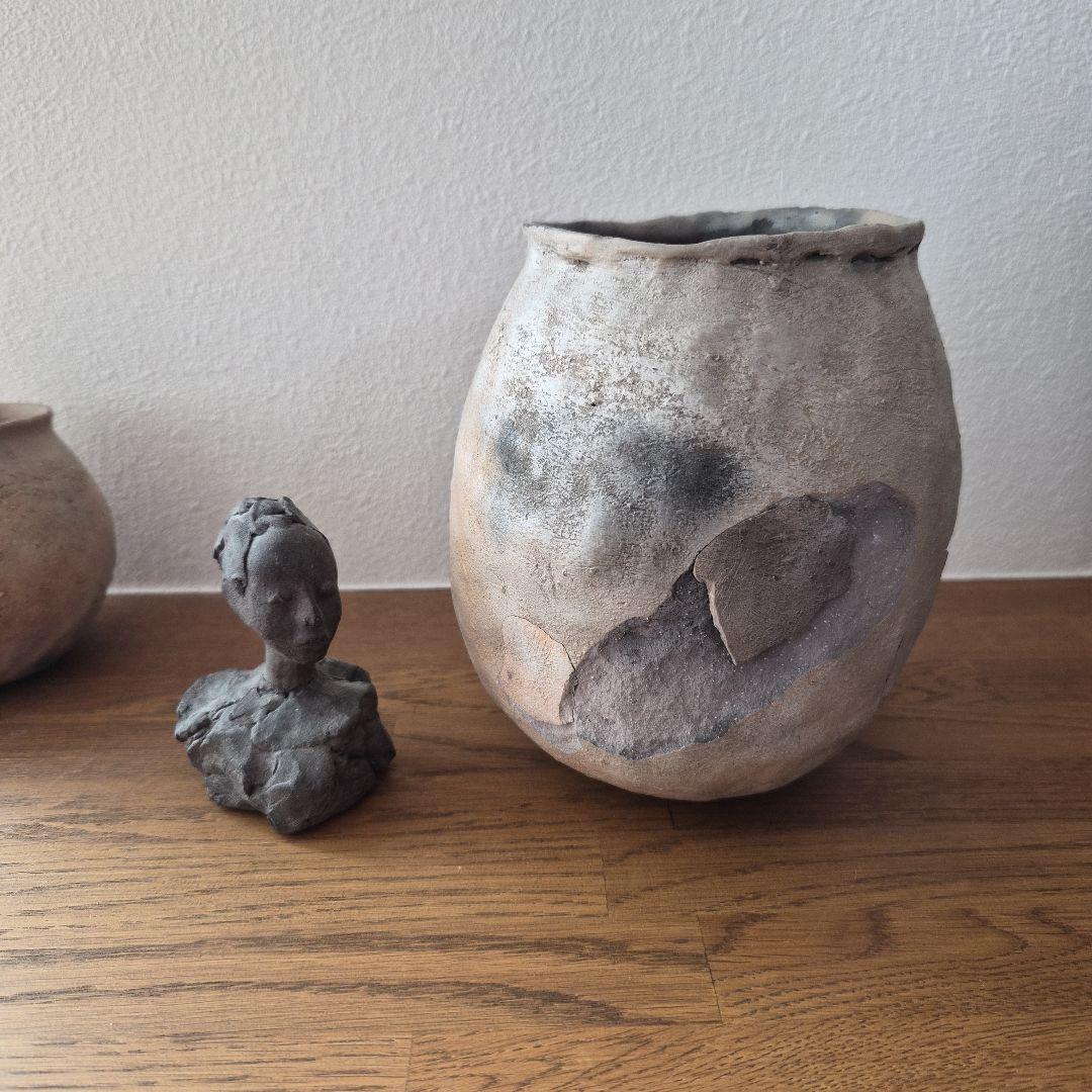 7万 吉田次朗 土器 壺 オブジェ トルソー プレート ARTS&SCIENCE