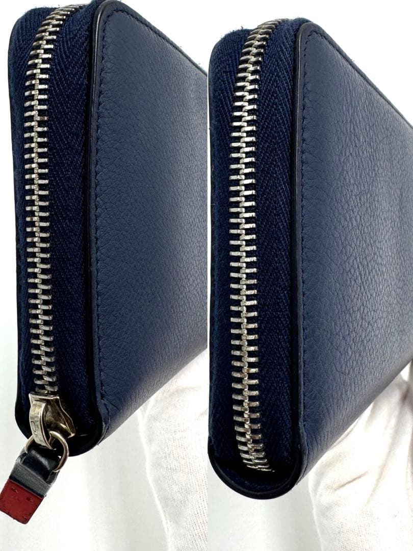 希少☆DIOR HOMME ディオールオム 長財布 CDロゴ ラウンドファスナー