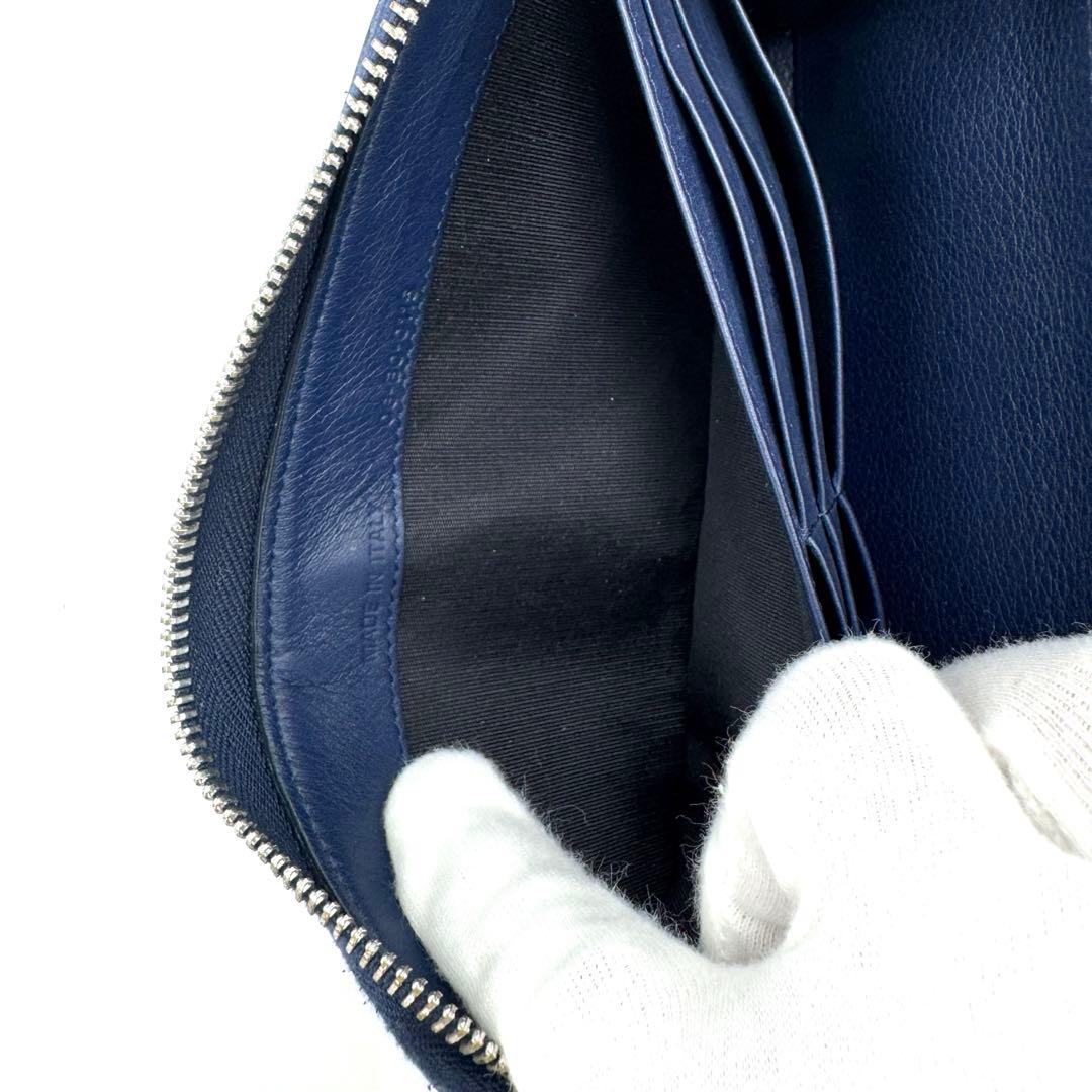 希少☆DIOR HOMME ディオールオム 長財布 CDロゴ ラウンドファスナー