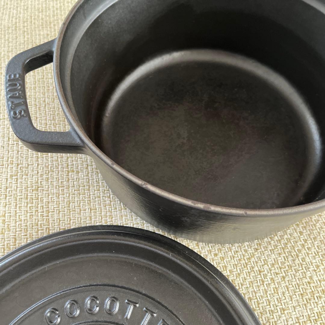 staubピコ ココット ラウンド 24cmストウブ ブラック