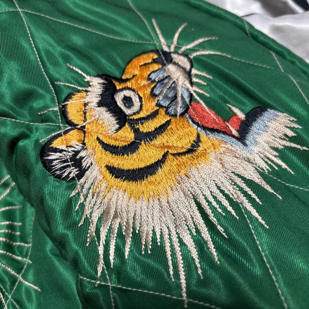 専用　テーラー東洋 サテン スカジャン 虎 鷹 刺繍 横田基地 1950