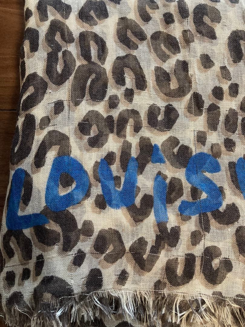 LOUIS VUITTON ストール レオパード