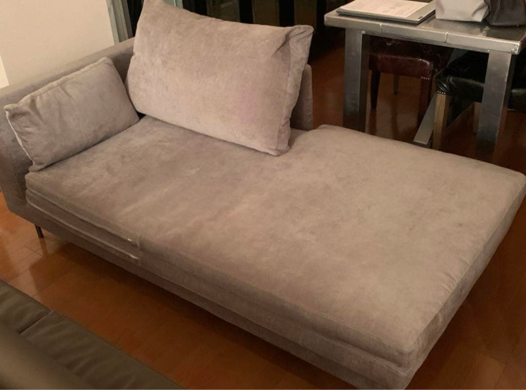 francfranc グレーのファブリックソファ