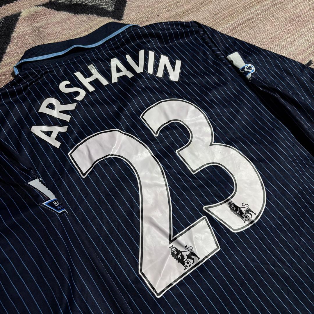 09-10 アーセナルアウェイユニフォーム　アルシャビン　00s ゲームシャツ