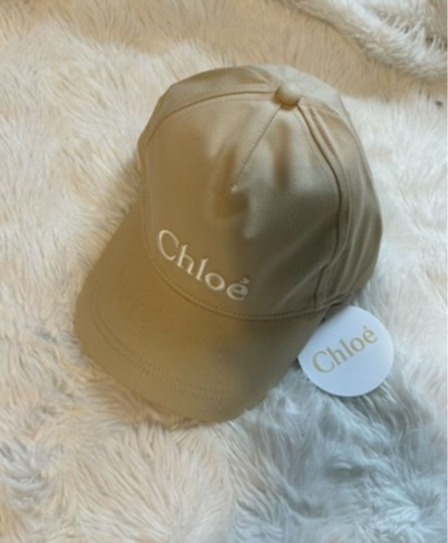 【新品】クロエキッズ ロゴキャップ 大人も着用OKサイズ58