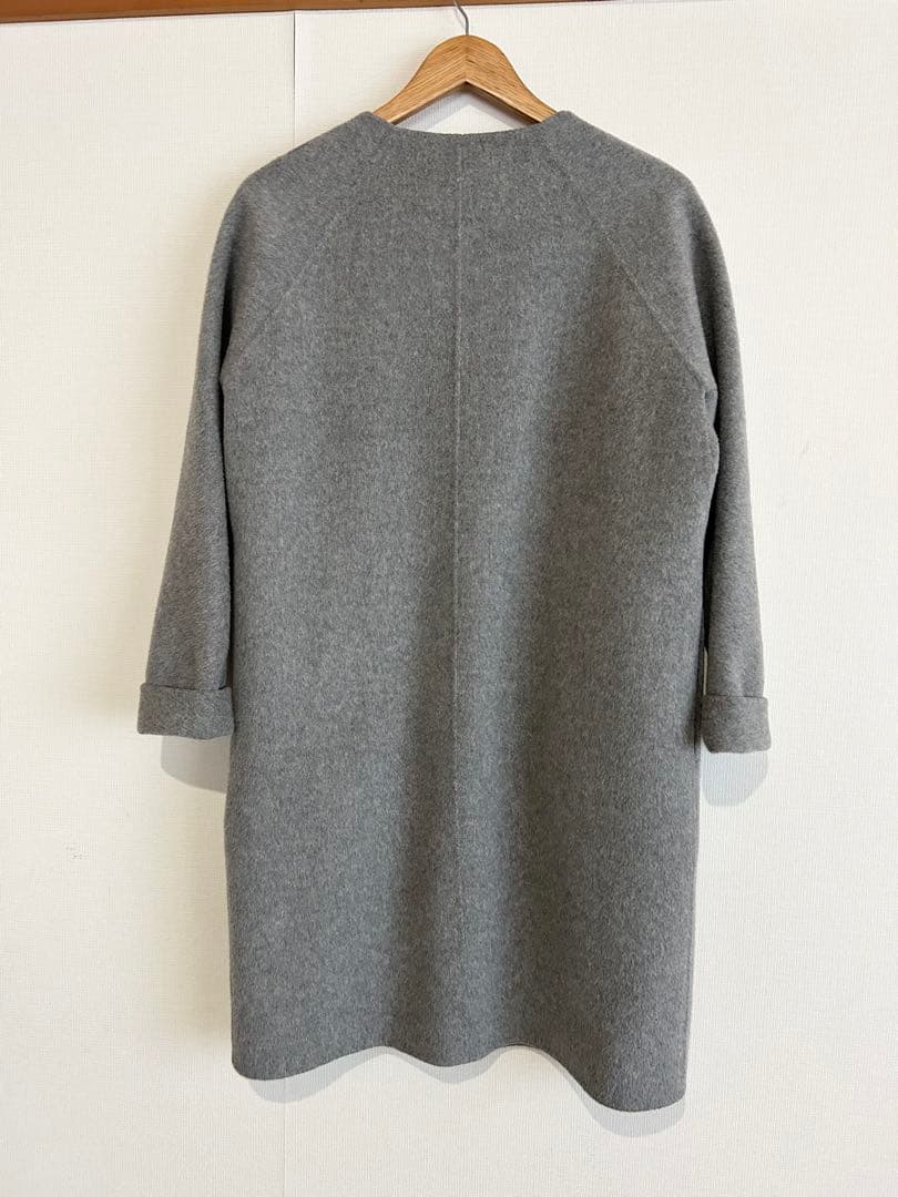theory ノーカラーコート　グレー