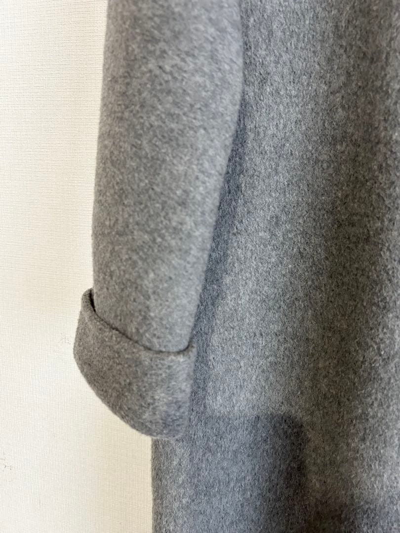 theory ノーカラーコート　グレー