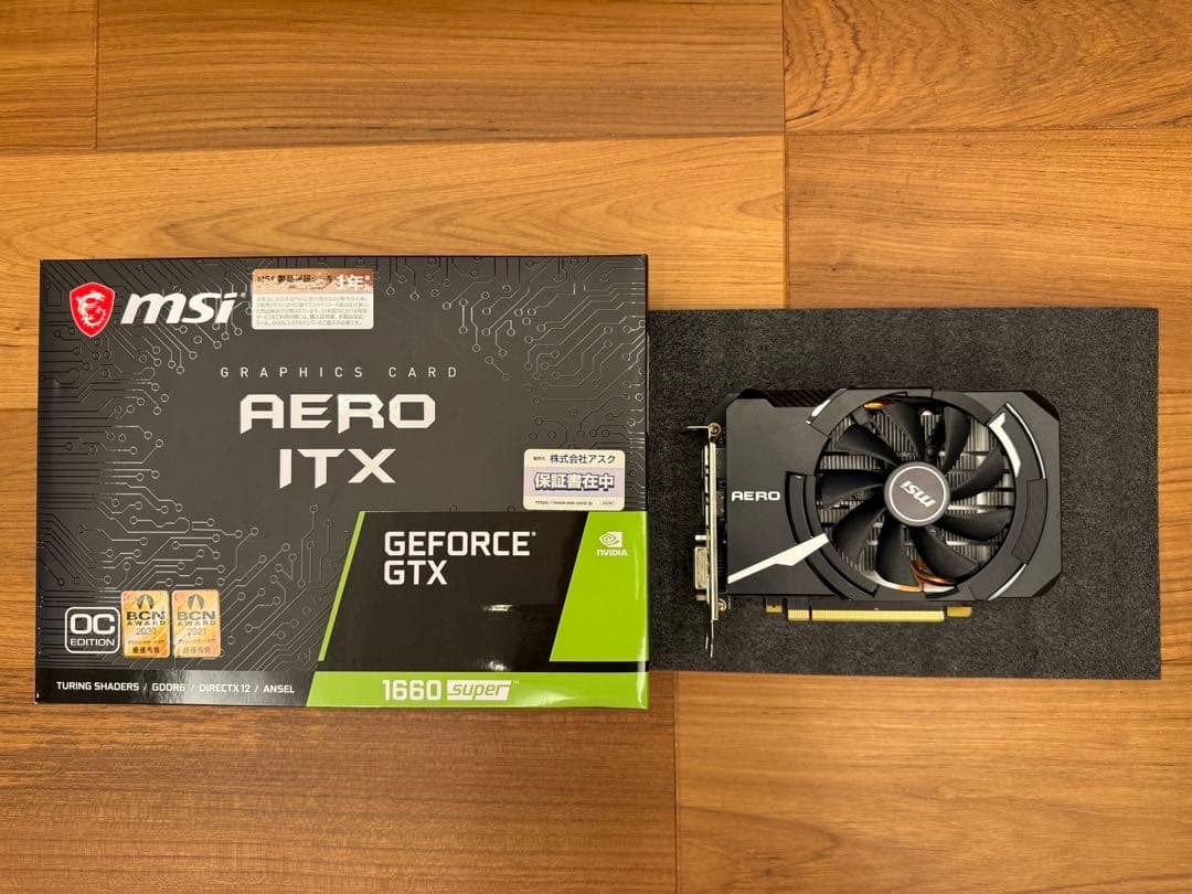 グラフィックボード・グラボ・ビデオカード MSI GTX 1660 SUPER AERO ITX OC