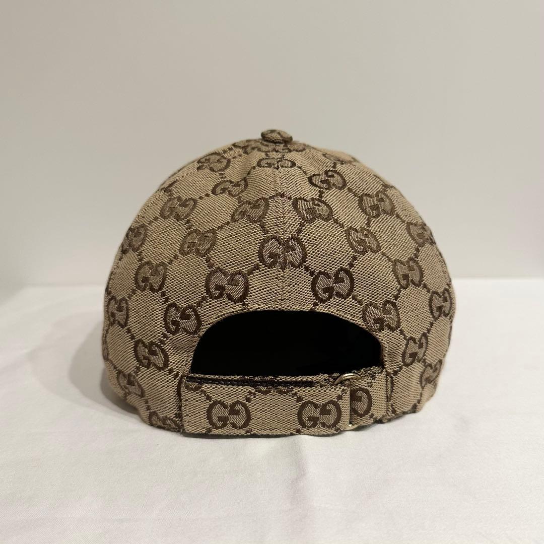 【美品】GUCCI ベージュ GGパターン キャップ
