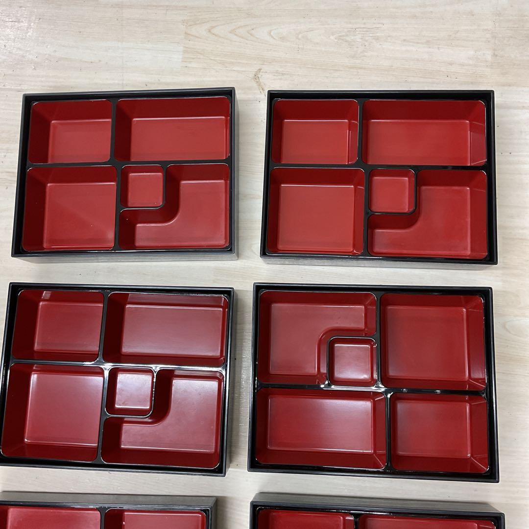 中古　松花弁当　弁当箱　器　料亭　割烹　6セット