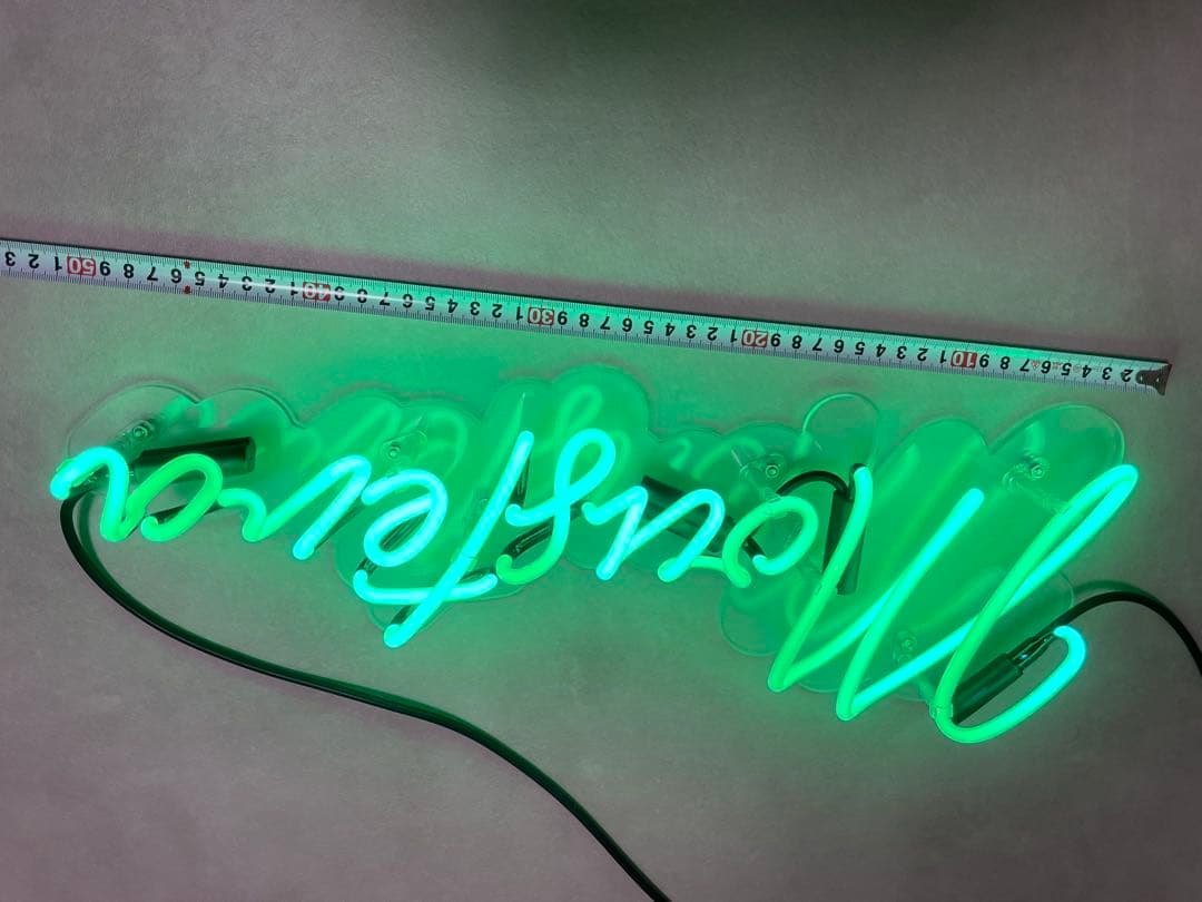 緑色ネオンライト Monstera 約50cm