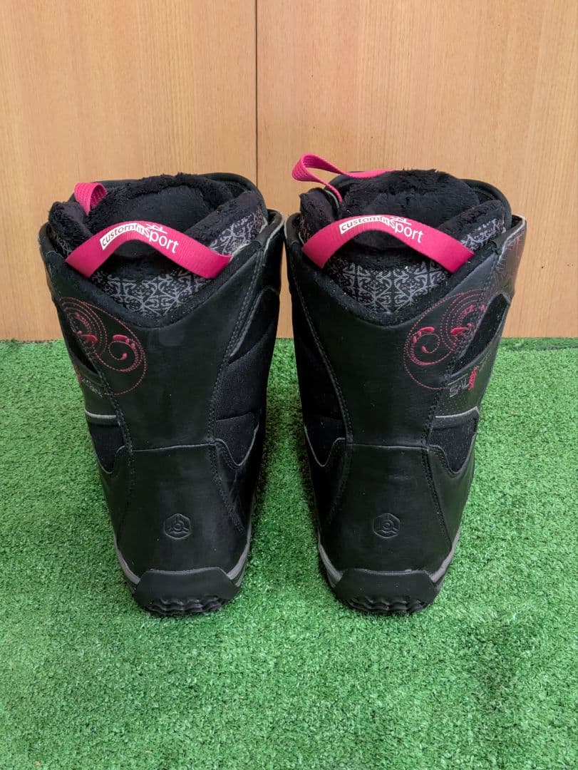 レディース4点セットスノーボードRide rapture138　ブーツ　サロモン