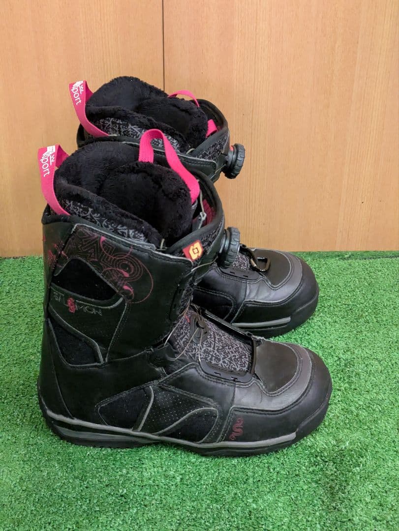 レディース4点セットスノーボードRide rapture138　ブーツ　サロモン