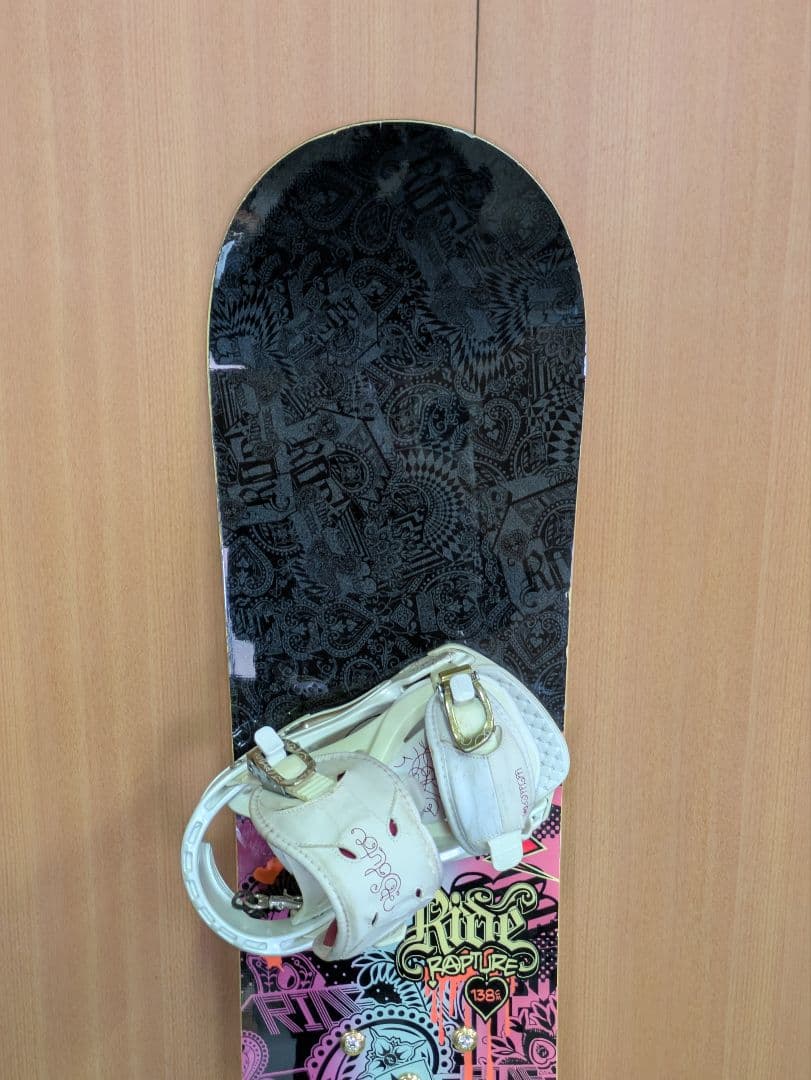 レディース4点セットスノーボードRide rapture138　ブーツ　サロモン
