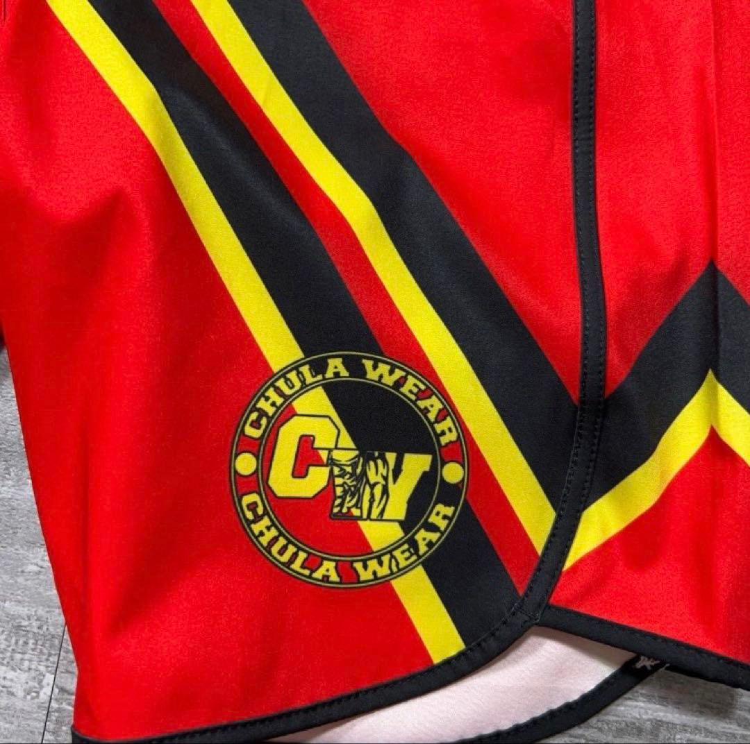 美品 CHULA WEAR フィジークサーフパンツ サイズ28 赤 チュラウェア