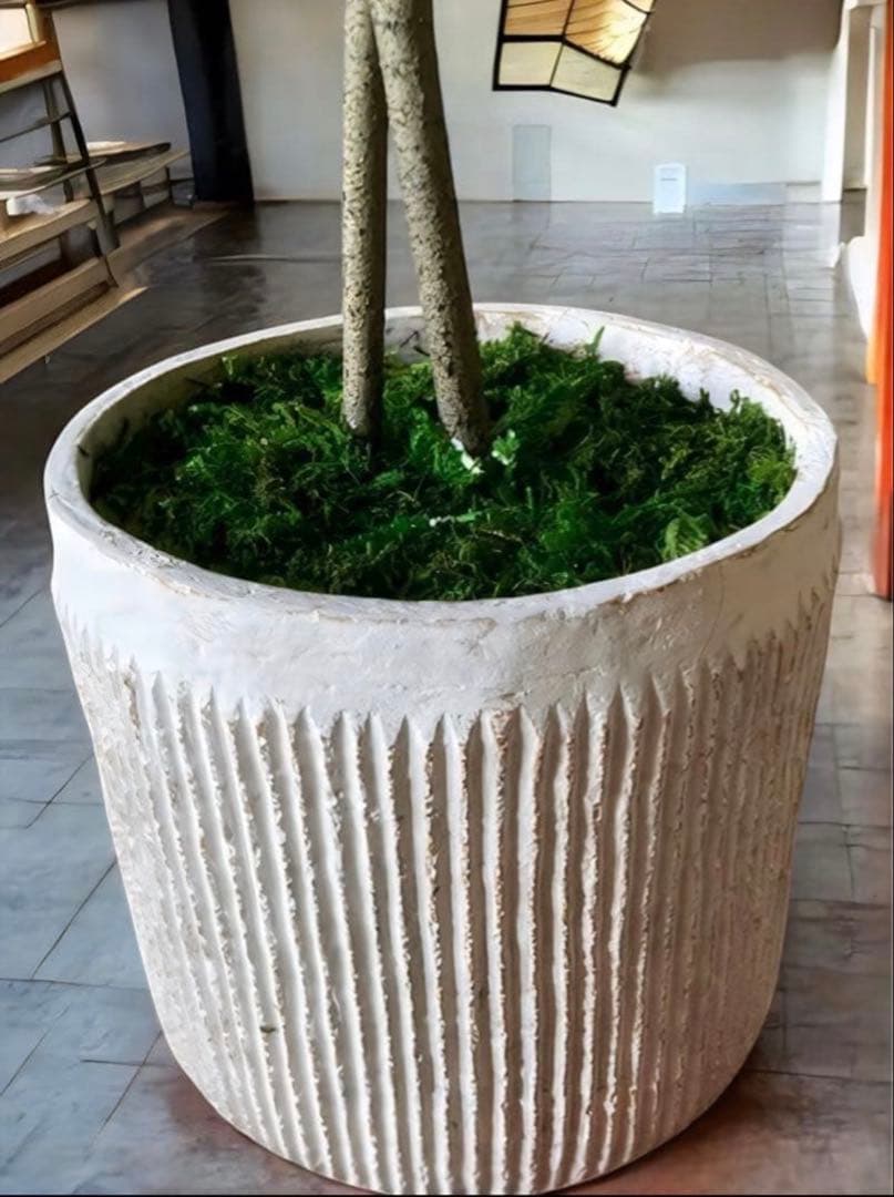 光触媒　人工観葉植物　ウォールグリーン　フェイクグリーン　2本ウンベラータ115