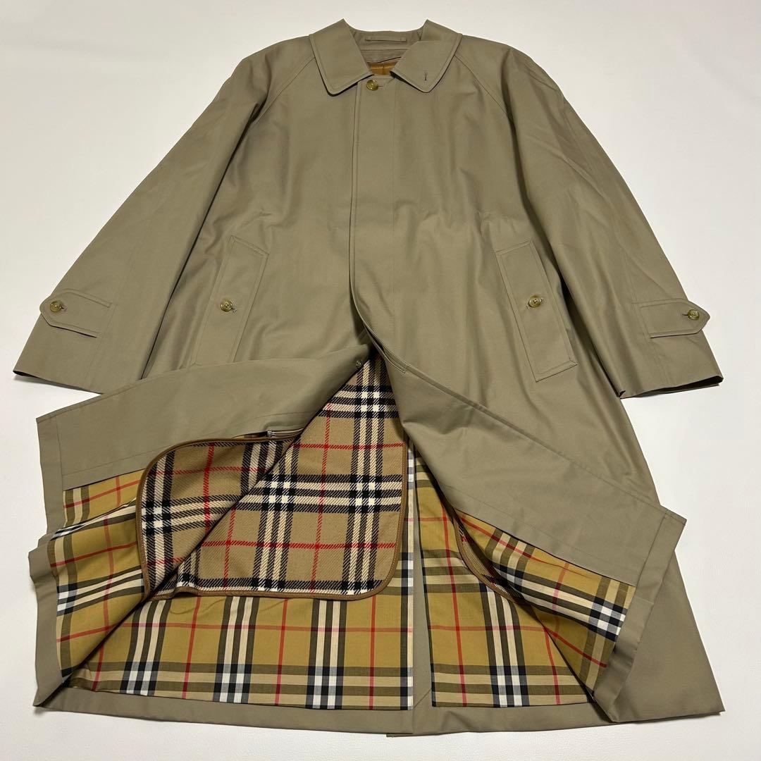 ✨極美品 バーバリーロンドン ステンカラーコート ライナー付き ブラウン