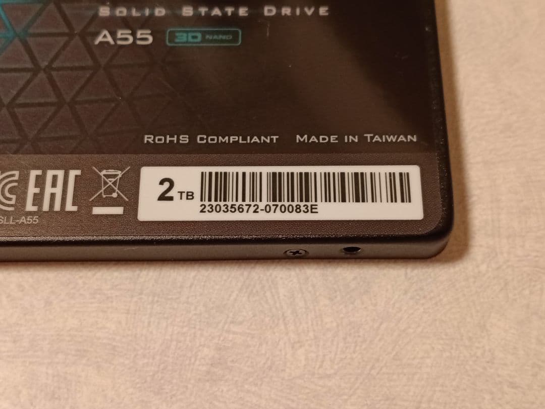 【カフェ様用】SP A55 2TB 内蔵型SSD　健康度99%　83E