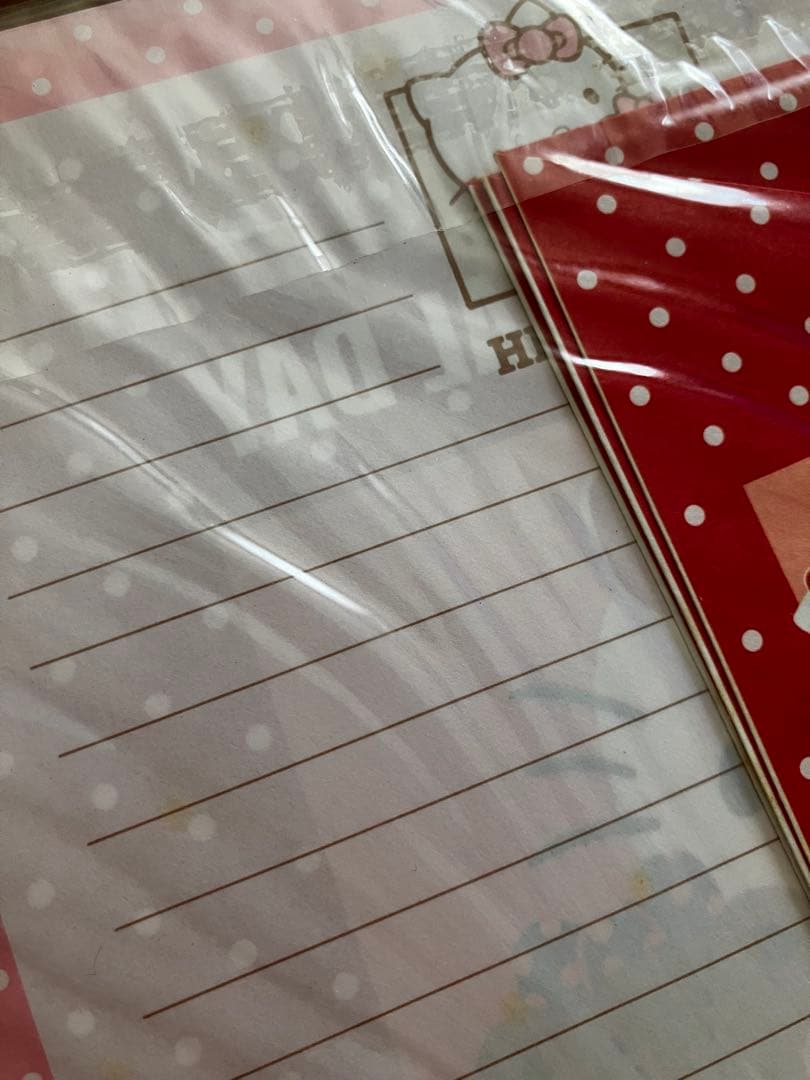 1986年製サンリオ ハローキティ レターセット2点 未使用 昭和レトロ 貴重