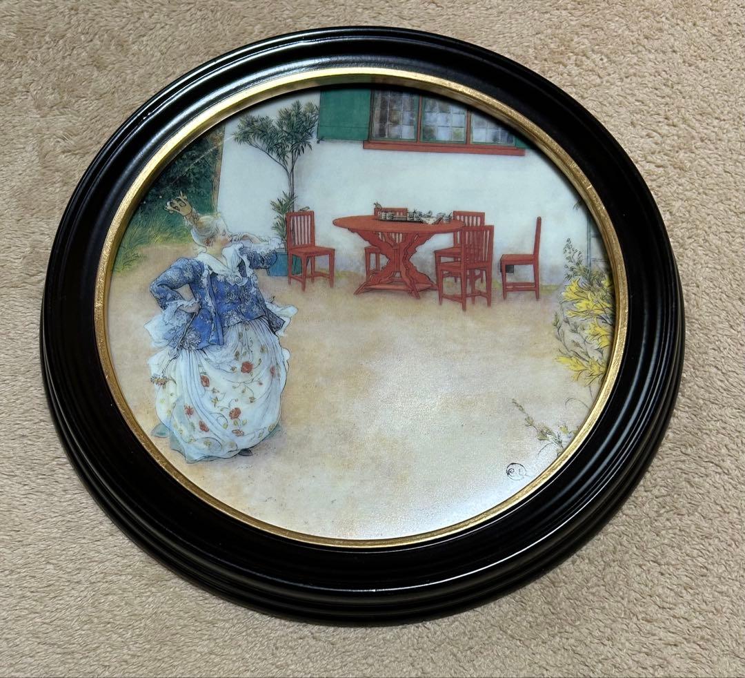 希少 ロイヤルコペンハーゲン カール・ラーション 世界枚数限定品 陶板絵皿