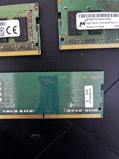 Micron PC4-2666V 4GB×5 20GB