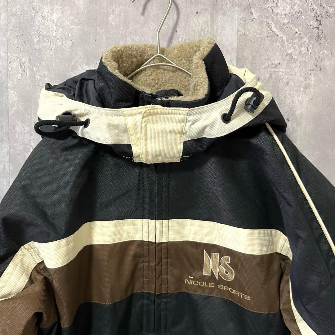 NICOLESPORTS キッズ　スキーウェア 上下セット　140 ロゴ刺繍