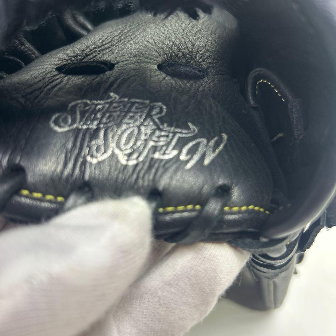 美品 Mizuno セレクト９ 軟式グローブ 黒 内野手用 サイズ9