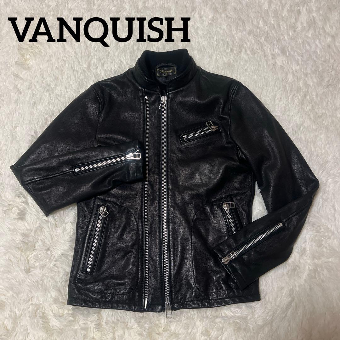 ヴァンキッシュ ライダースジャケット S 山羊革10thAnniversary