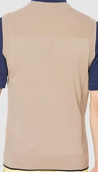 キャロウェイC23119100メンズベスト　ベージュ 　Lサイズ