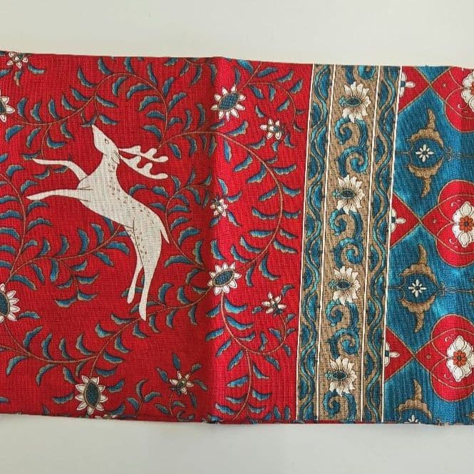 未使用 源右衛門窯 テーブルクロス 約100×100