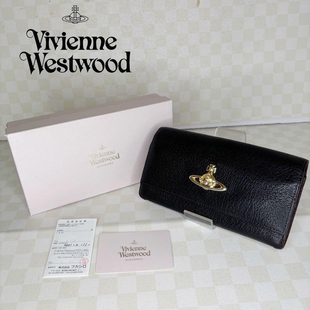 極美品　Vivienne ヴィヴィアン　長財布　二つ折り　がま口　M83