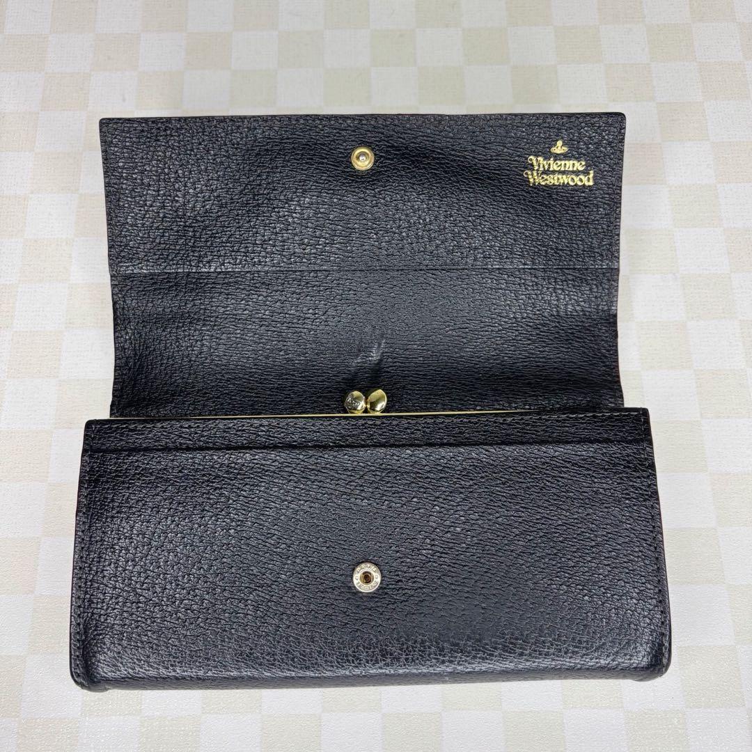極美品　Vivienne ヴィヴィアン　長財布　二つ折り　がま口　M83
