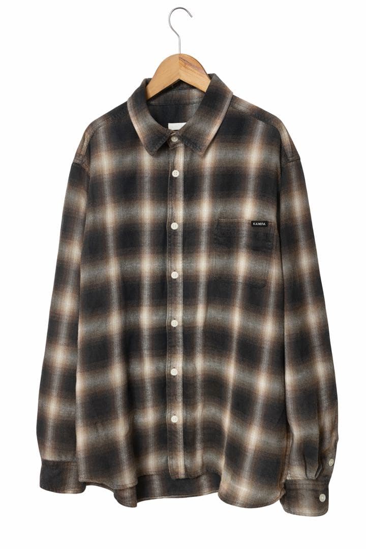ひろひろさん専用　KAMIYA BLEACHED CHECK SHIRTS