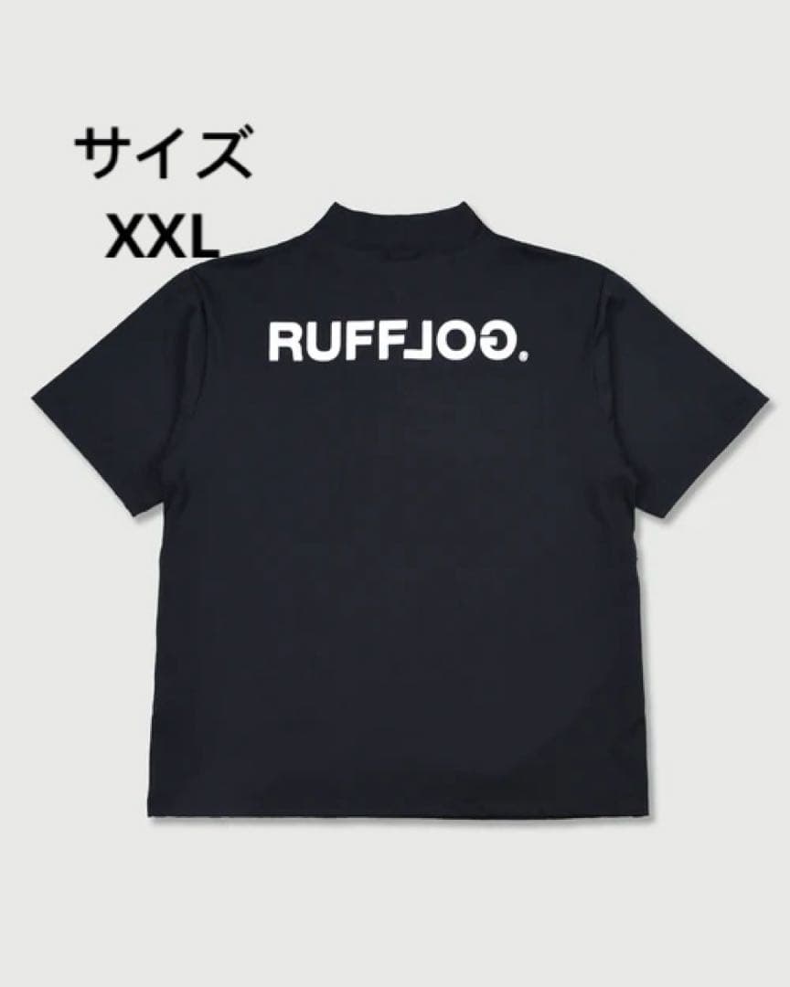RUFFLOG HALF ZIP MOCK NECK SHIRT サイズXXL