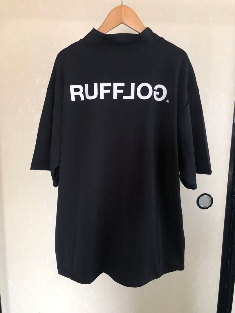 RUFFLOG HALF ZIP MOCK NECK SHIRT サイズXXL