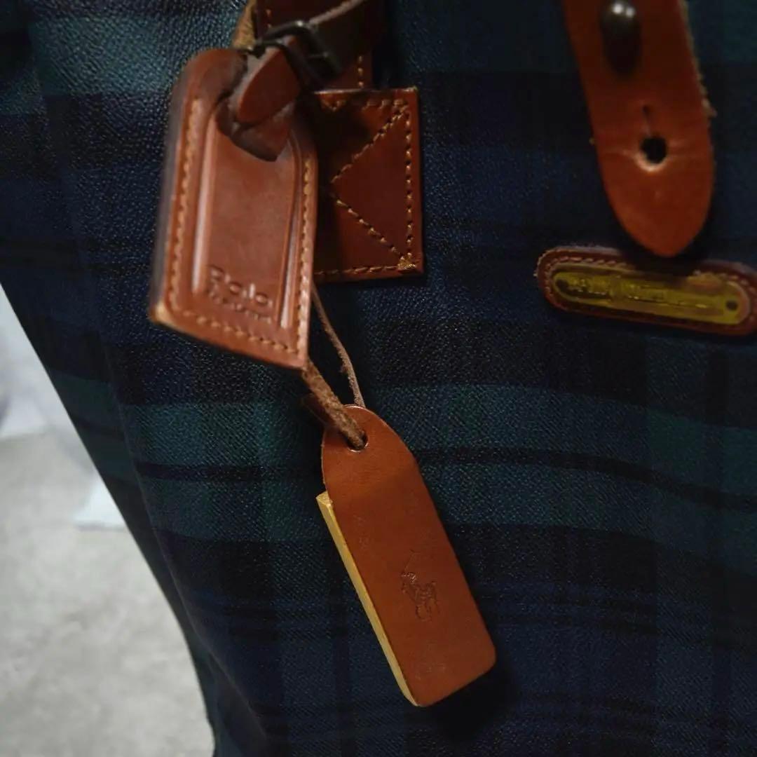【美品】RALPH LAUREN トートバッグ PVC 大容量 A4収納可
