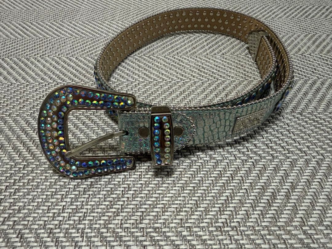 hermetic crystal belt ブルー