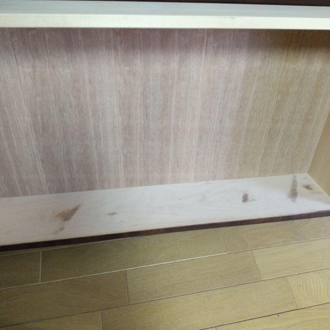 ライティングビューロー 天然木 引き出し 机 収納 折り畳み